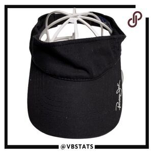 Panama Jack Men's Adjustable Sun Visor Cap Black One Size